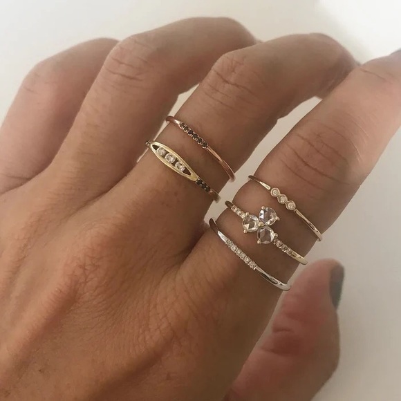 Jennie Kwon Designs – Three Bezel Ring - Picture 3 of 9